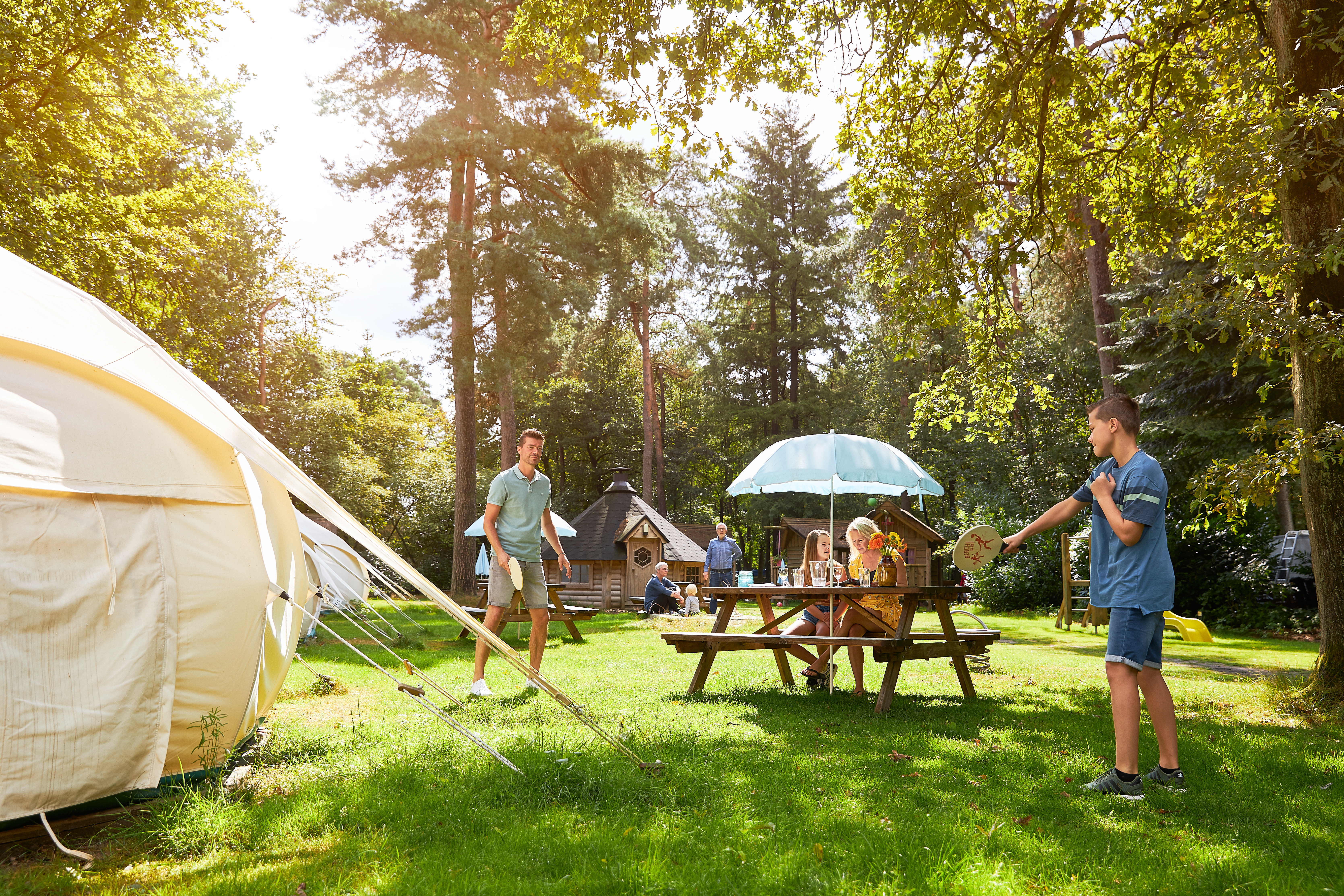 RCN De Jagerstee Vakantiepark Veluwe Glampingtent De Egel
