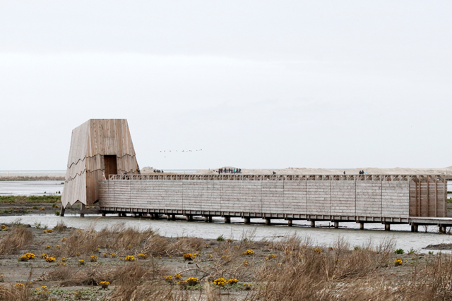 Wandelroute Marker Wadden Kustroute