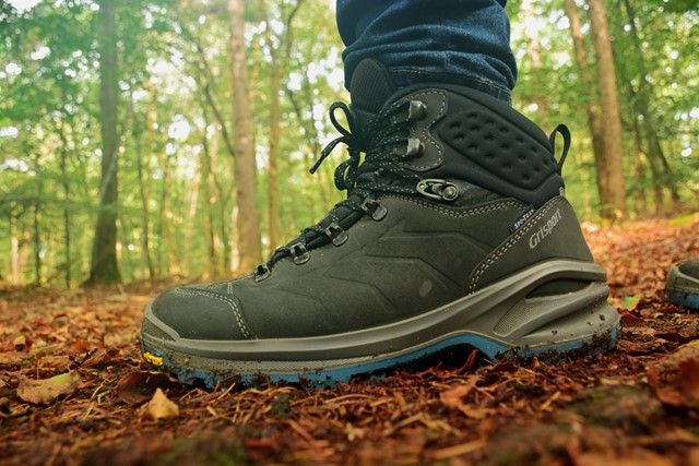 Review Grisport Terrain Mid wandelschoenen: in het bos