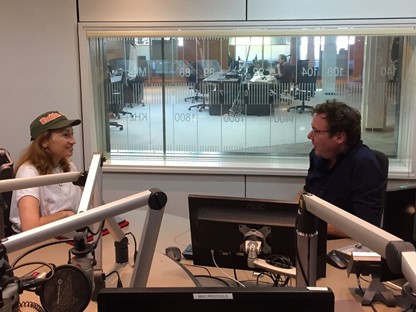 Wandelaar des Vaderlands:  wandelliedjes - de inzendingen; Lana en Bert in de studio