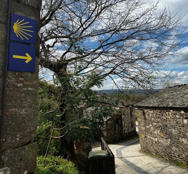 Markering wandelpad