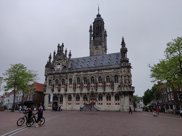 Het stadhuis van Middelburg