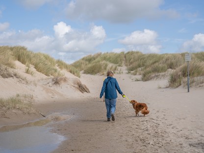 Met de hond wandelen op Texel: De Hors