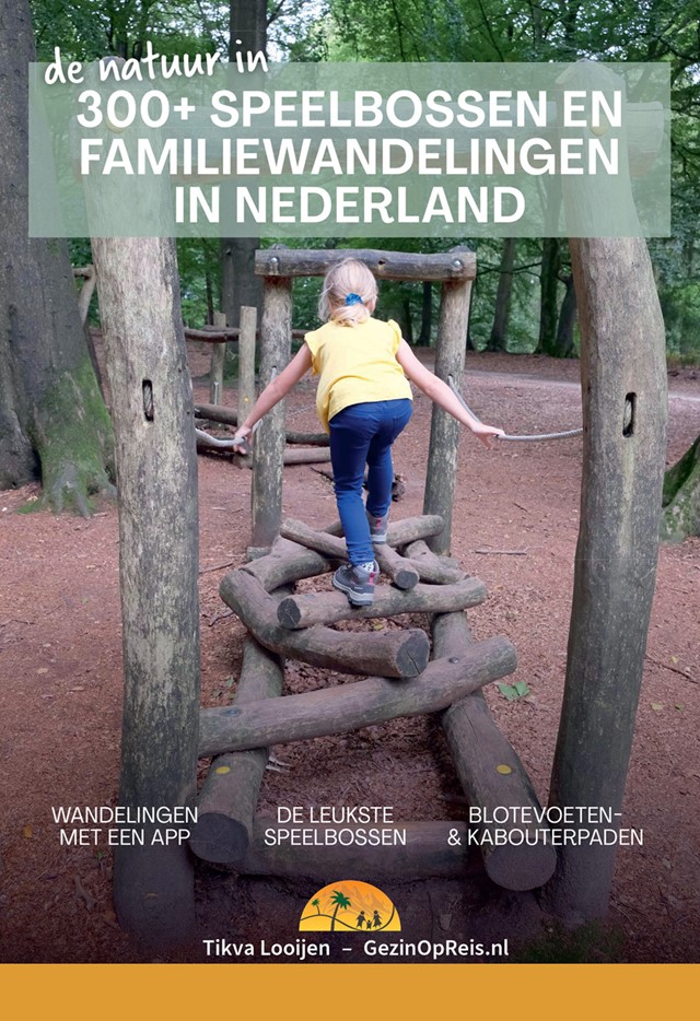afbeelding van het boek 300+ speelbossen en familiewandelingen in Nederland.