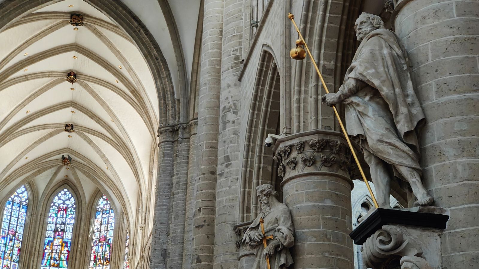 Pelgrimeren in Brussel, in het spoor van Santiago de Compostella; de heilige Sint-Jacob