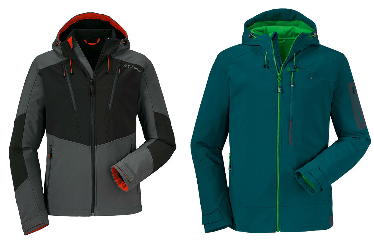 De Schöffel Augusta & Lyon: softshell jassen van dubbel geweven stretchstof