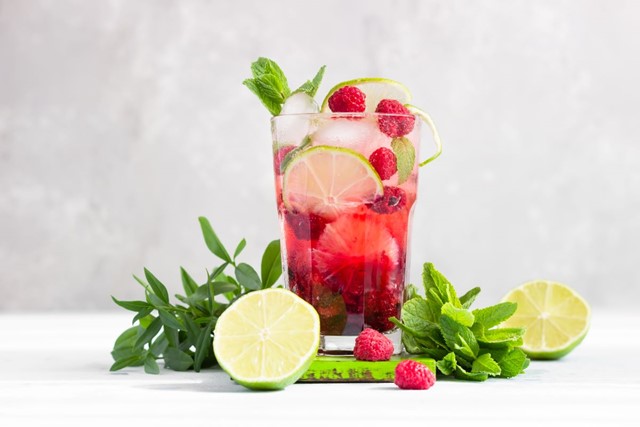 Vijf Verfrissende Mocktails Voor Na Je Wandeling: Frambozen mocktail