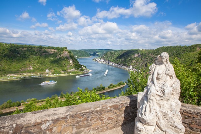 Uitzicht vanaf de Loreley