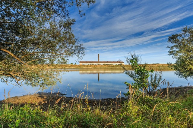 De Millingerwaard aan het begin van het Struinpad