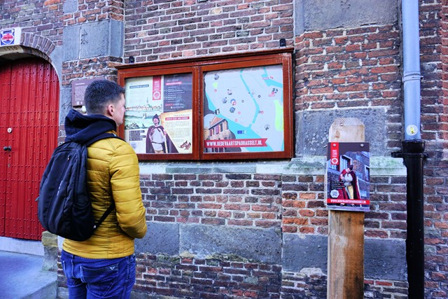 Plattegrond van het bedevaartspad 