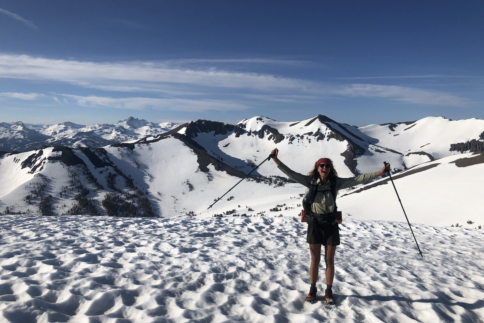 Pacific Crest Trail: sneeuw in de bergen
