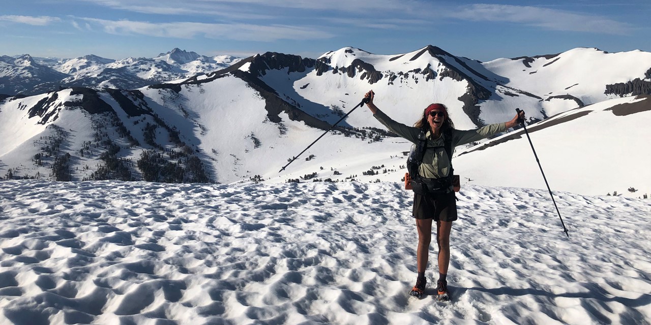 Pacific Crest Trail: sneeuw in de bergen