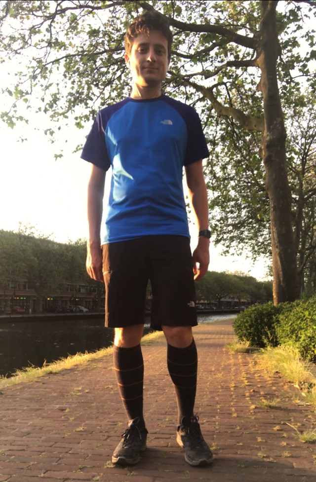 Gert-Jan gebruikt de STOX Energy Socks zowel tijdens wandelen als tijdens het hardlopen