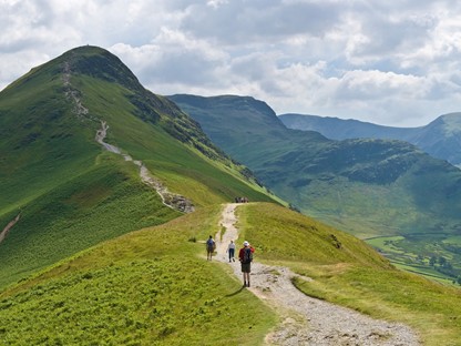 Wandelaars in Lake District, foto: Wikimedia