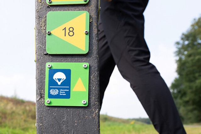 Liberation Route Brabant in de voetsporen van de bevrijders: wandelknooppunten