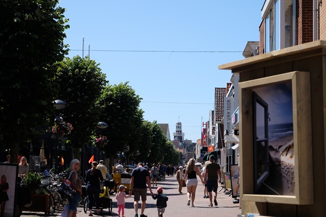 Foto van het centrum van Noordwijk