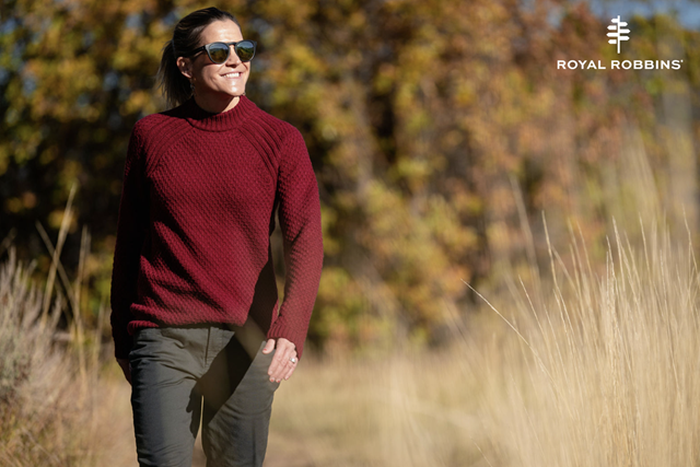 Westlands Chunky Mock Neck van Royal Robbins.