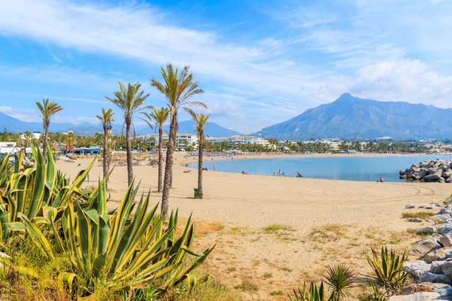 Strand Marbella Wandel 4 Daagse Marbella 