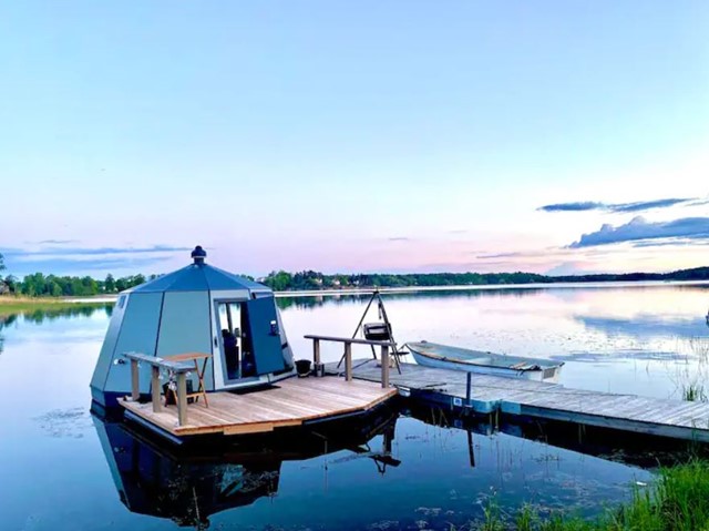 Glazen iglo Stockholm