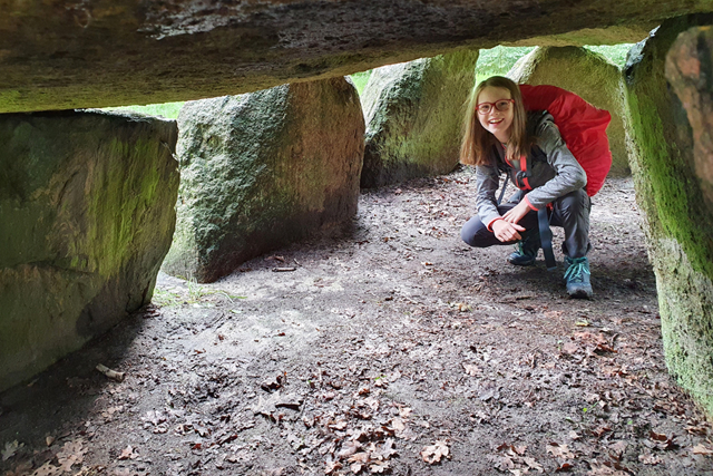 Wandelen In De Ijstijd De Hunebedden Van Borger; Onderkant Hunebed