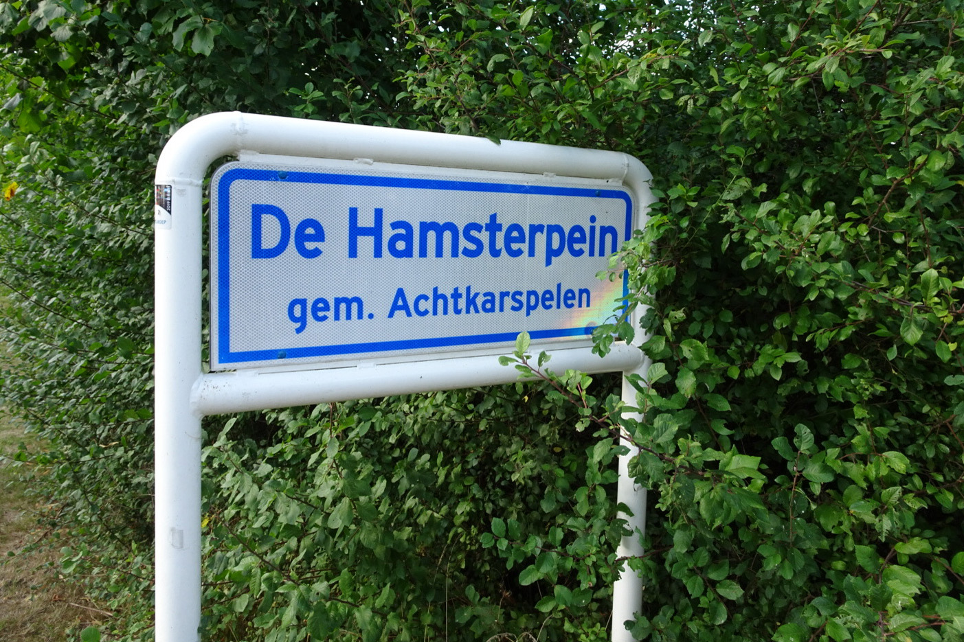 Plaatsnaambord in Friesland.