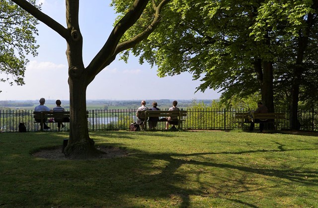 Uitzicht Vanaf Belmonte Arboretum Wageningen