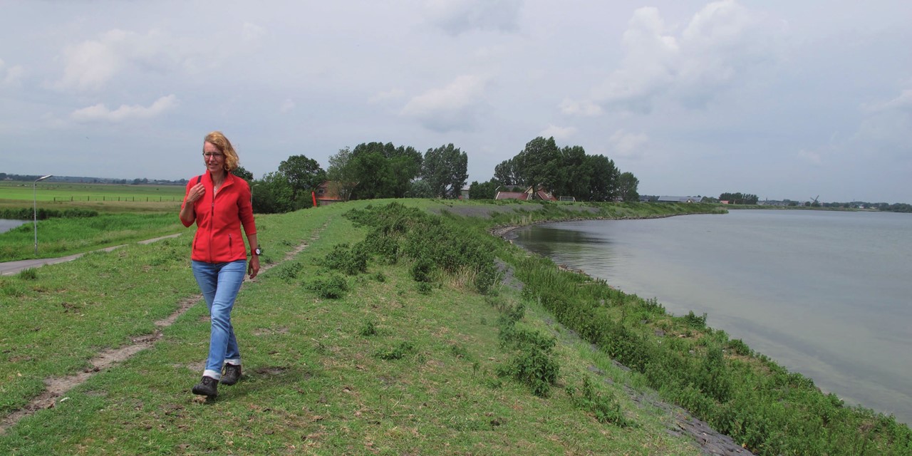 Wandelen op de oude Zeedijk