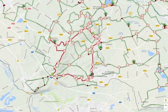 Afbeelding 1 | Wandelen via wandelknooppunten (1)