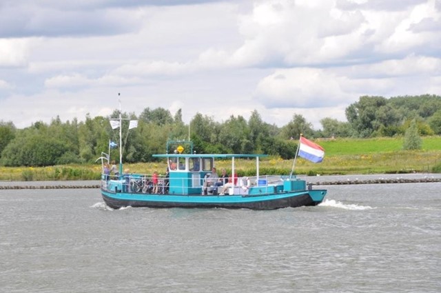 Pontje over het water
