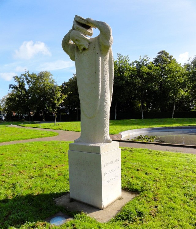 Standbeeld van Bonifatius in Dokkum