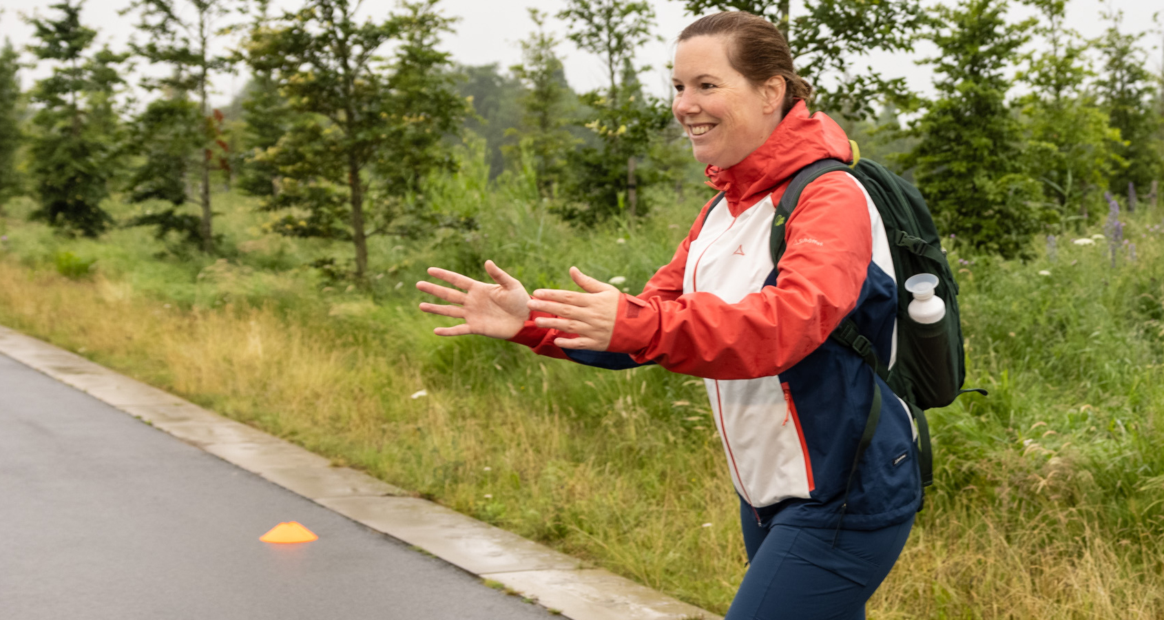 1-op-1 wandelclinic Wanda Catsman.  (Foto: © Wanda Catsman)