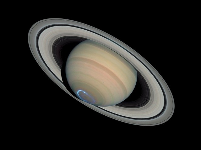 De planeet Saturnus