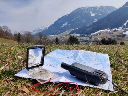 Oriëntatietraining voor het lezen van kaart, GPS en kompas