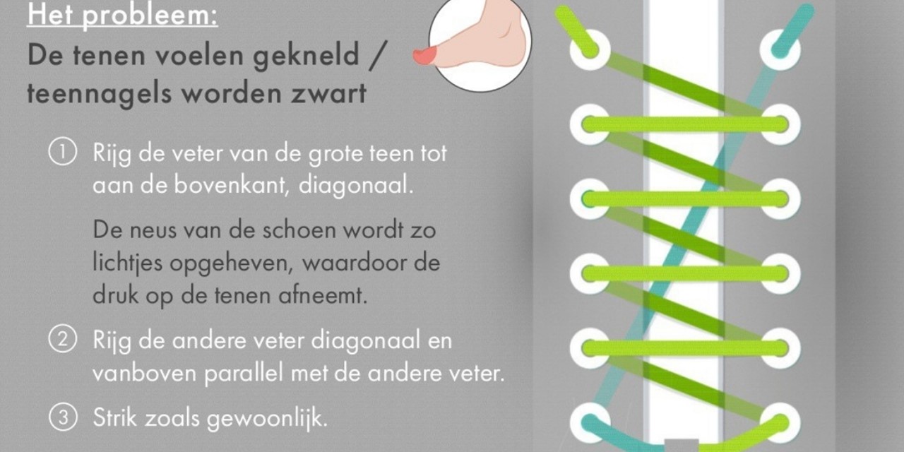 Veters Strikken Kan Voetproblemen Voorkomen Techniek 3