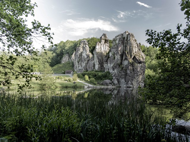 Externsteine in Horn-Bad Meinberg (Teutoburger Wald)