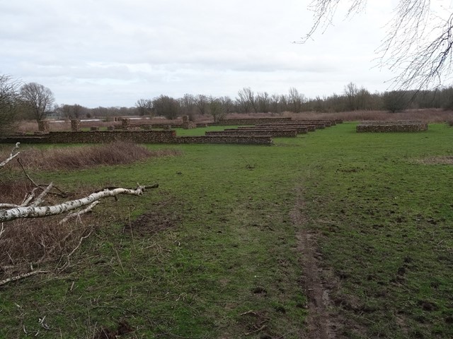 Overblijfselen van het castellum in Meinerswijk