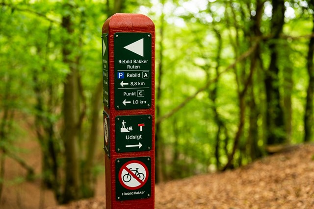 Wandelroute in Nationaal Park Rebild Bakker