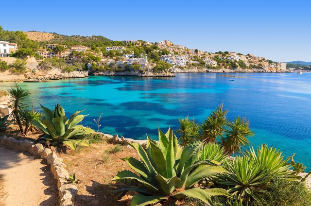 Prachtig uitzicht op de zee in Mallorca