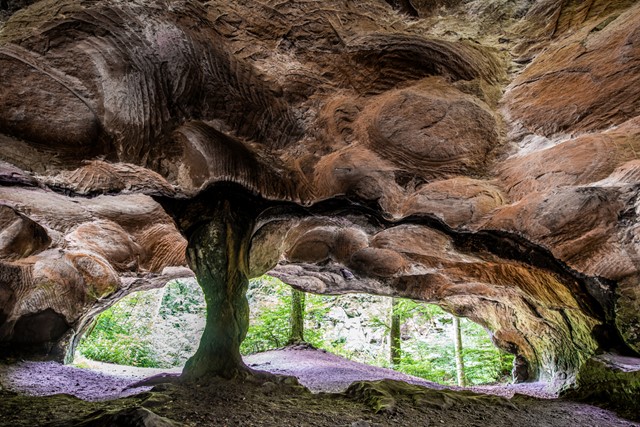 afbeelding van de grot Huel Lee.