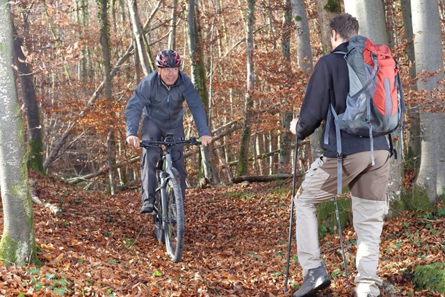 Tien Dingen Die Je Niet Tegen Een Wandelaar Moet Zeggen: Fietser wandelaar