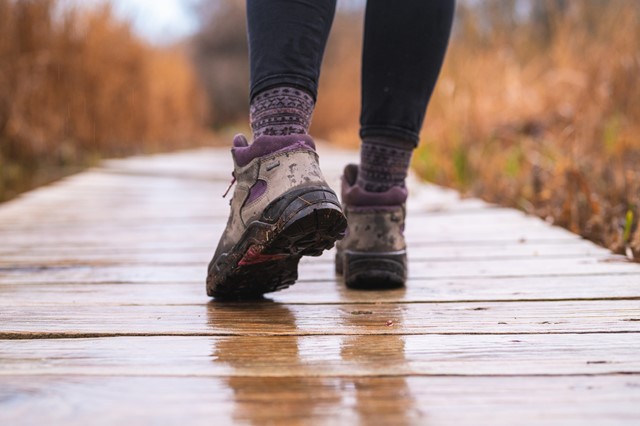 afbeelding van wandelschoenen.