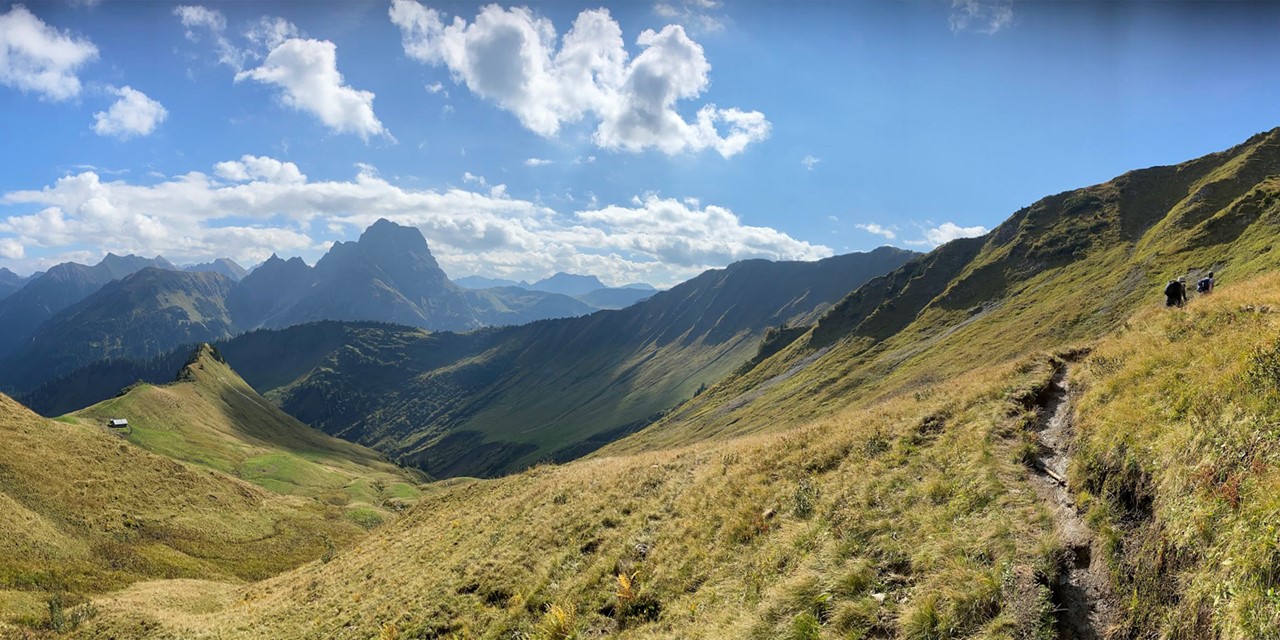 Bergen nabij Kleinwalsertal in Oostenrijk