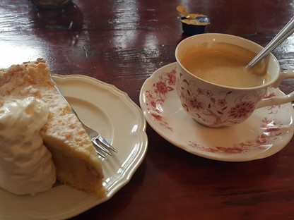 Koffie met appeltaart