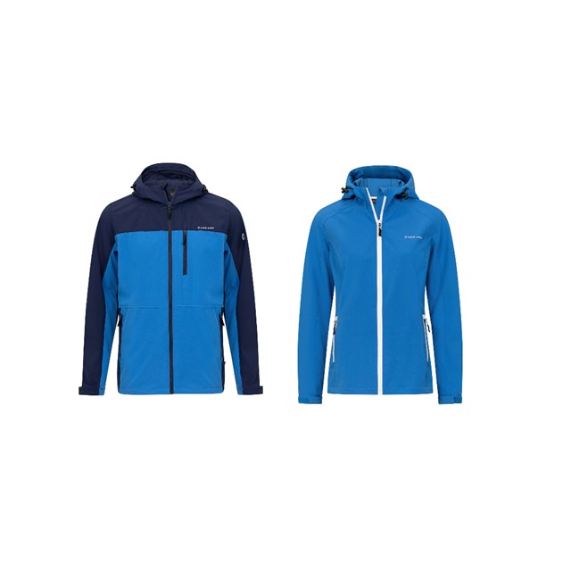 afbeelding van 2 softshell jassen van Life-Line