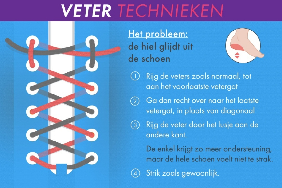 Veters Strikken Kan Voetproblemen Voorkomen Techniek 4