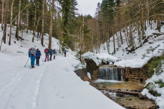 Sneeuwschoenwandelen Duitsland Huttentocht Beieren (3)