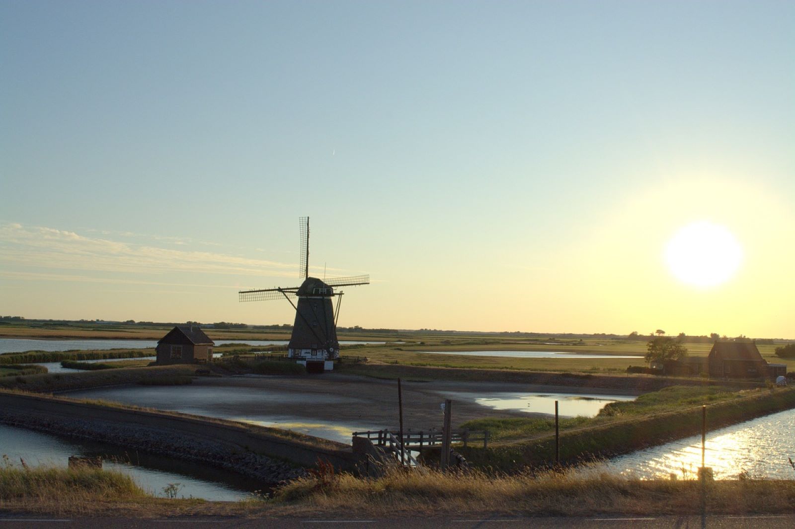 Het Noord Hollandpad Van Texel Naar Het Gooi: Molen landschap