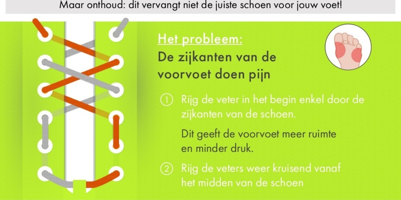 Veters Strikken Kan Voetproblemen Voorkomen Techniek 1