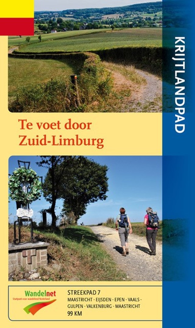 cover van wandelgids over het Krijtlandpad.