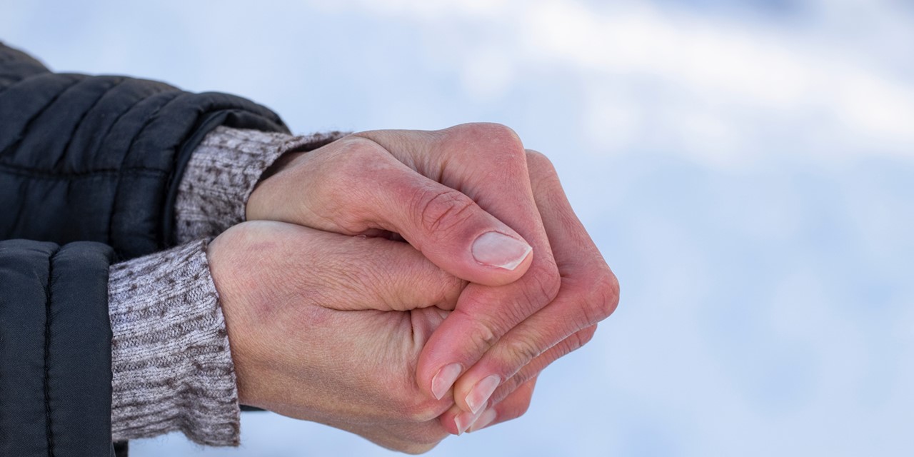 Tips bij koude handen en voeten - Wandel